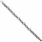 Brighton bracelet with silver-plated twisted rope links and round connector rings with lobster clasp on a white background