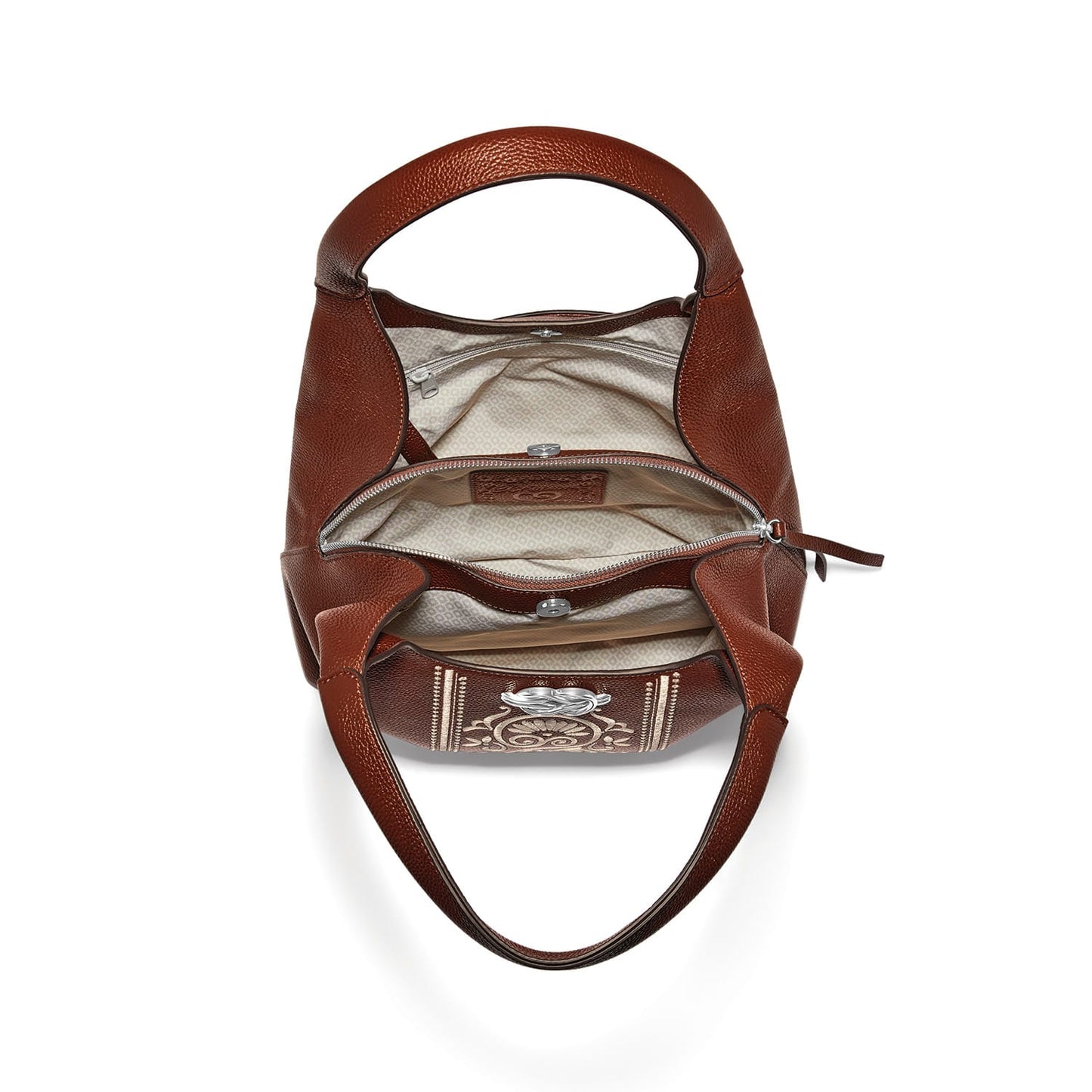Selene Embroidered Shoulder Bag