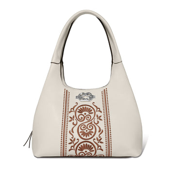 Selene Embroidered Shoulder Bag