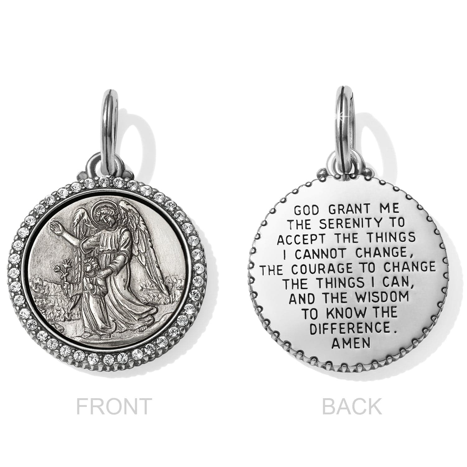 Serenity Angel Medium Necklace silver 2