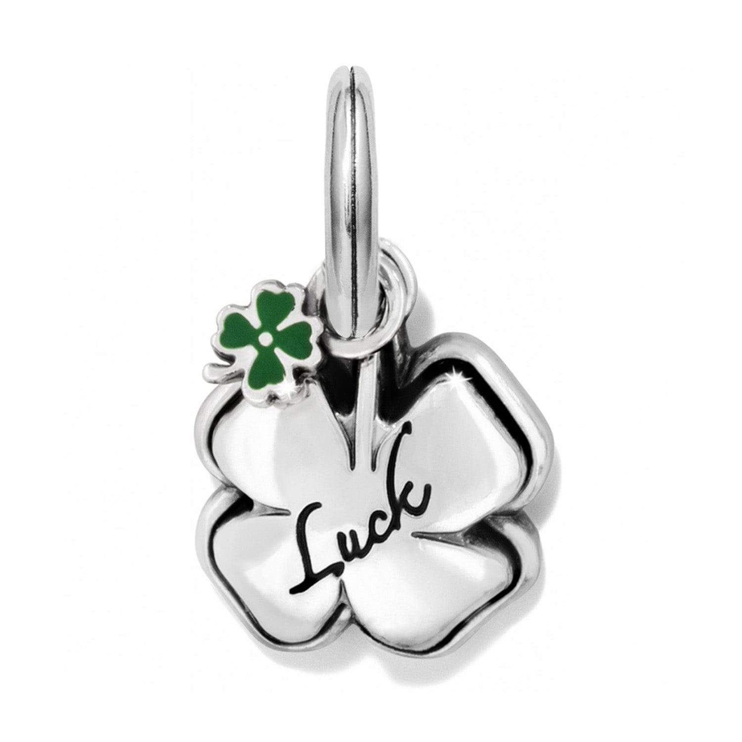 Shamrock Luck Charm silver-green 1