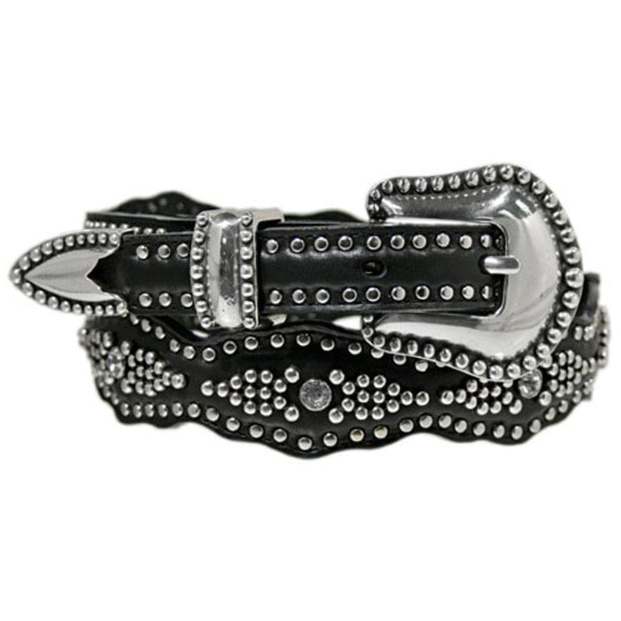 Silver Reef Scallop Belt black 2