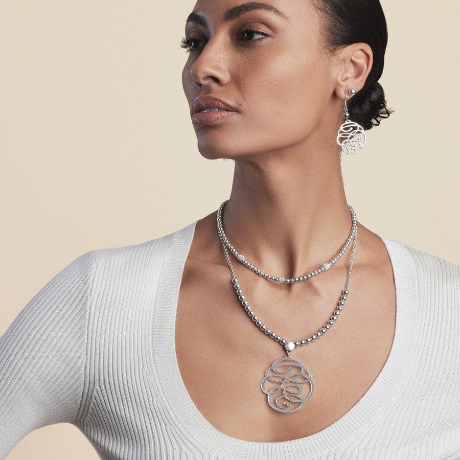 Skribbel Beaded Necklace silver 6