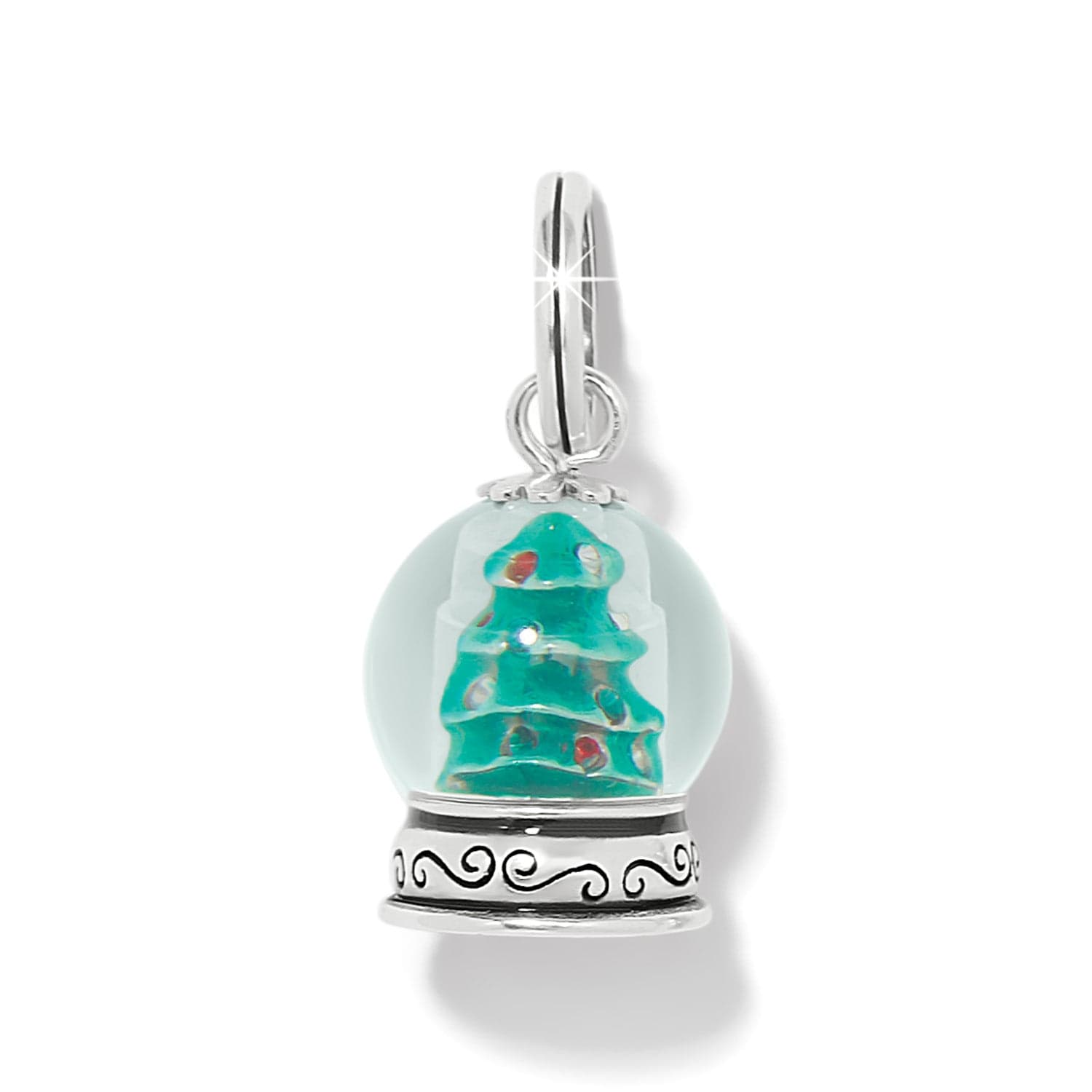 Snowglobe Christmas Tree Charm Brighton