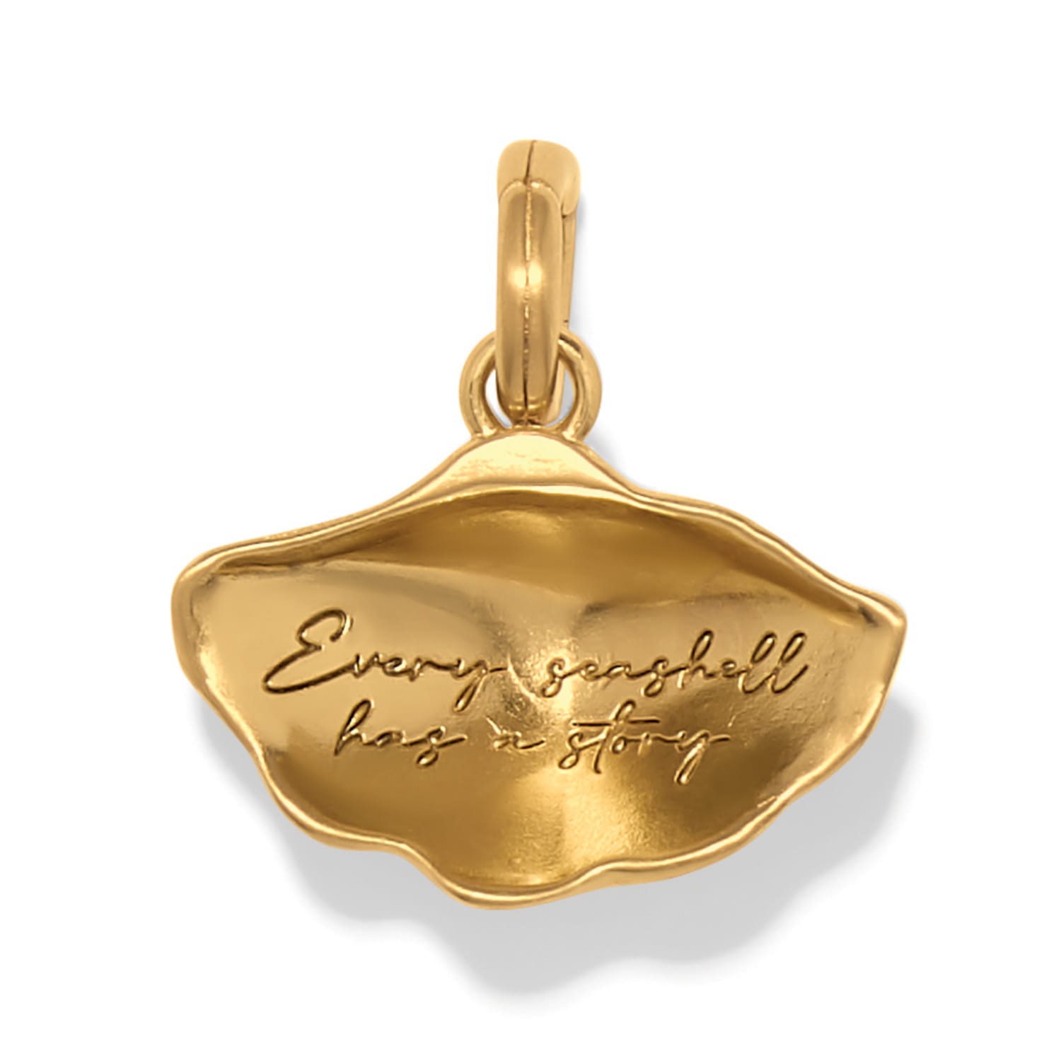 Solstice Clam Shell Charm gold 2