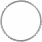 Brighton bangle bracelet shown from the side with silver-plated braided rope texture on a white background