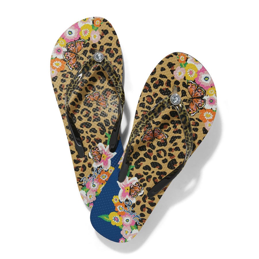Spotty Leo Flip Flops leopard 1
