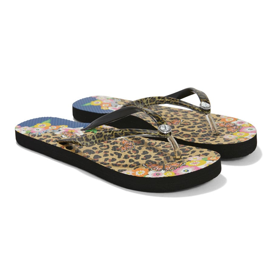 Spotty Leo Flip Flops leopard 2