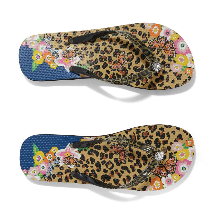 Spotty Leo Flip Flops leopard 3