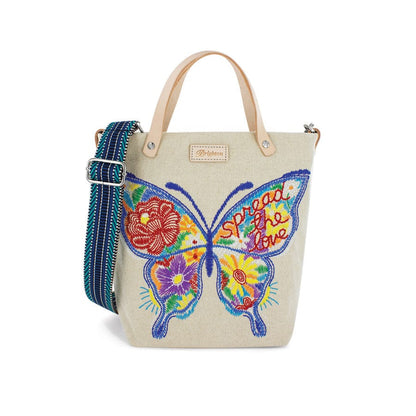 Spread The Love Embroidered Medium Messenger Bag Brighton