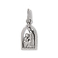 Brighton arched charm with nativity scene featuring Mary, Joseph, and star in two-tone finish on a white background