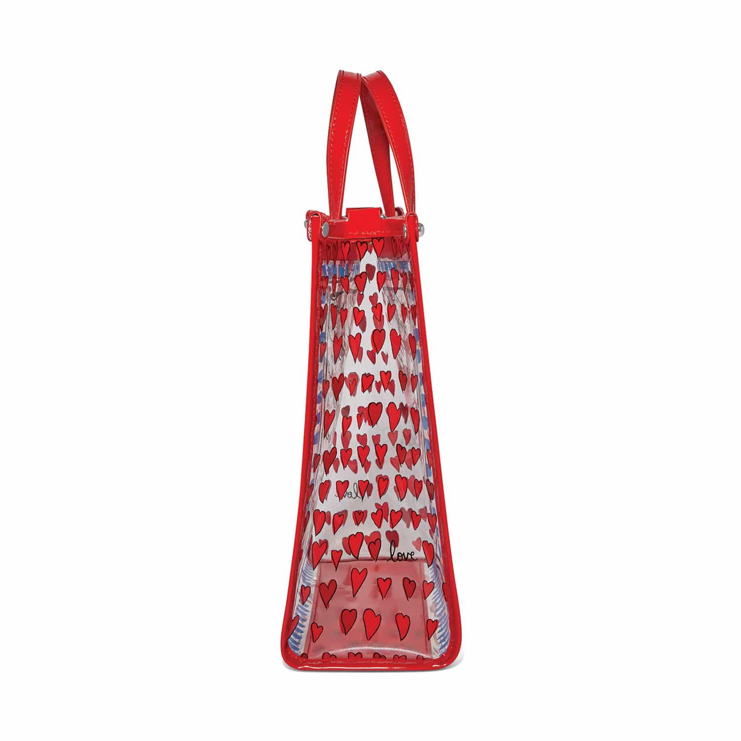 Striped Love Clear Tote multi 5