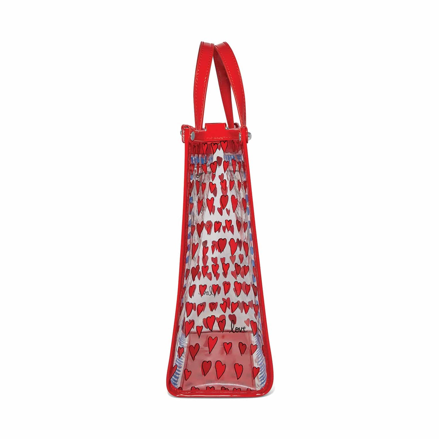 Striped Love Clear Tote