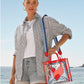 Striped Love Clear Tote