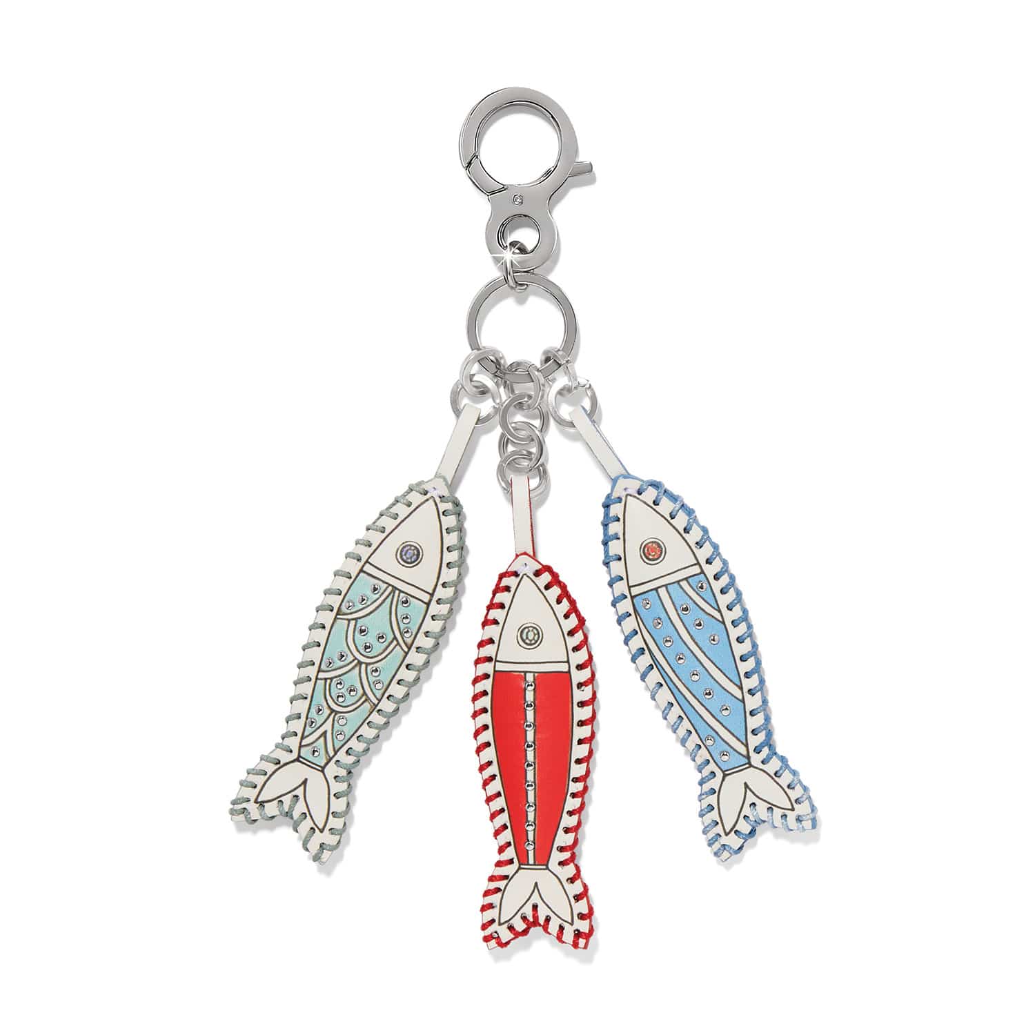Sun & Sea Fish Trio Handbag Fob multi 2