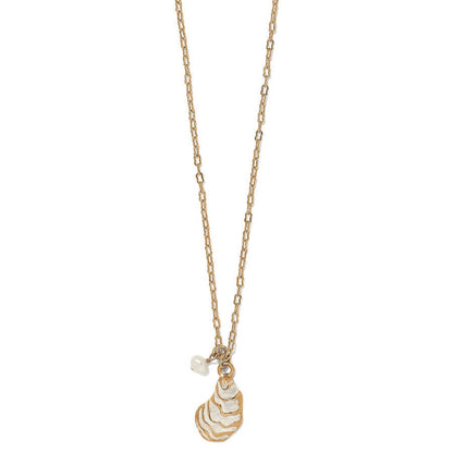 Sunset Cove Oyster Duo Necklace