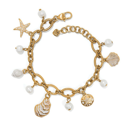 Sunset Cove Pearl Charm Bracelet Brighton