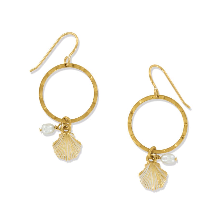 Sunset Cove Pearl French Wire Earrings gold-pearl 1