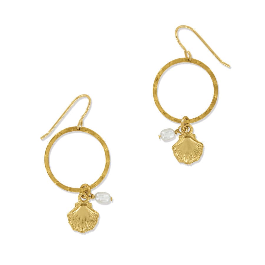 Sunset Cove Pearl French Wire Earrings gold-pearl 2