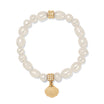 GOLD 4mm SHELTER COVE STRETCH BRACELET main image 0