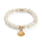 GOLD 4mm SHELTER COVE STRETCH BRACELET main image 1