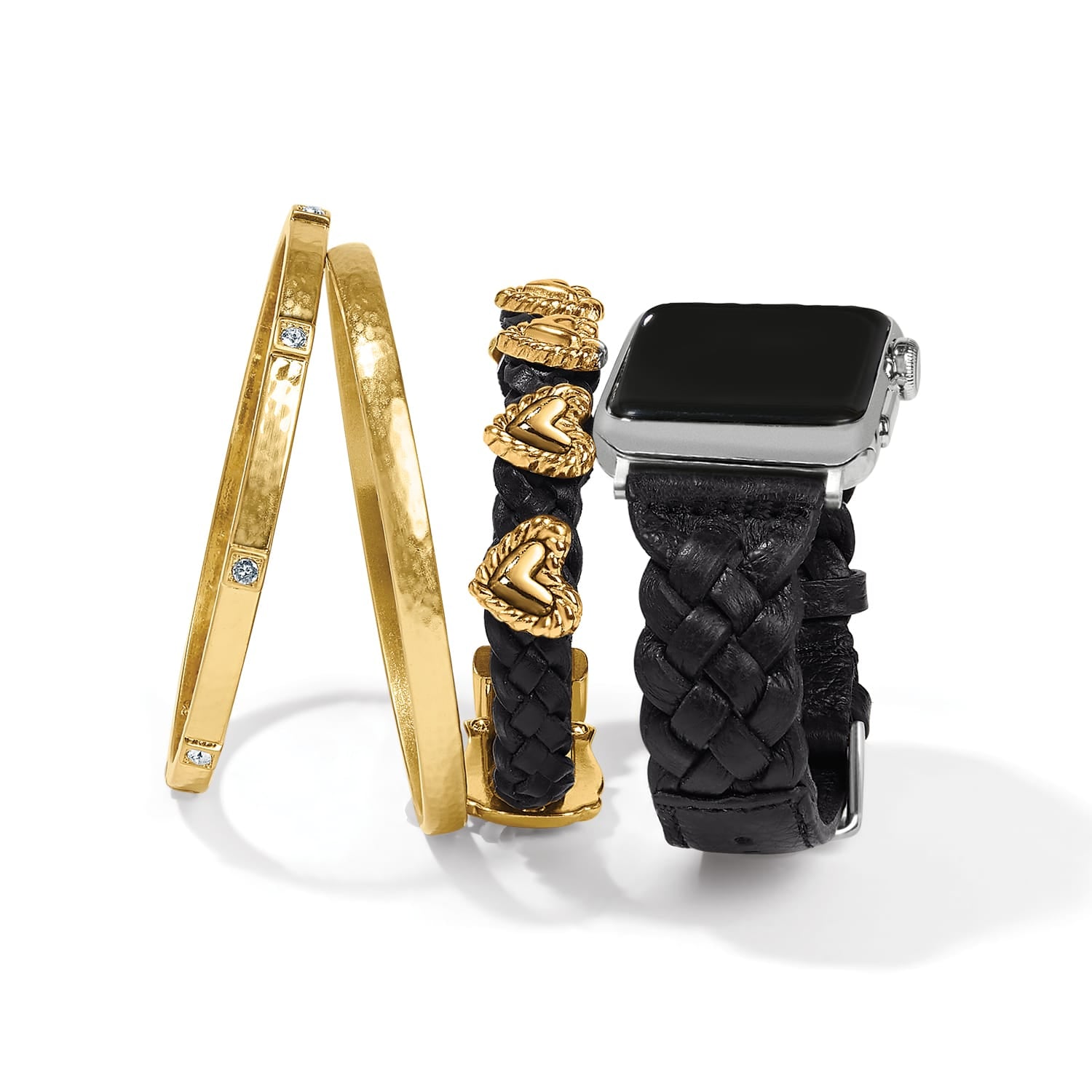 Sutton Braided Leather Watch Band black 29