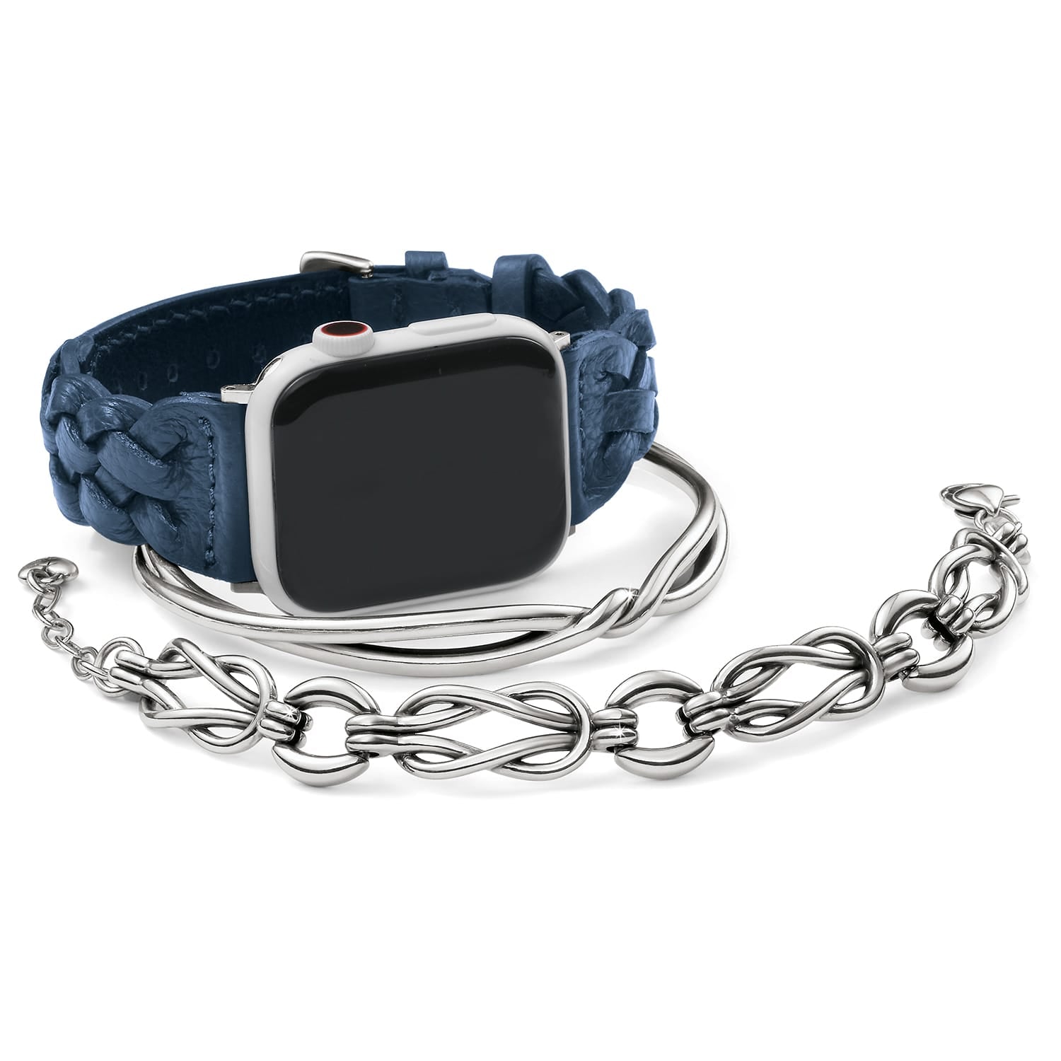 Sutton Braided Leather Watch Band french-blue 5