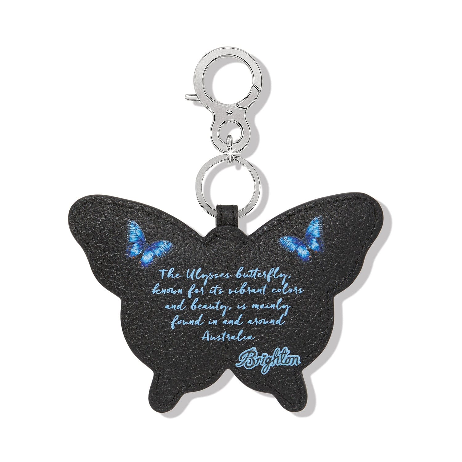 Sydney Butterfly Handbag Fob blues 2