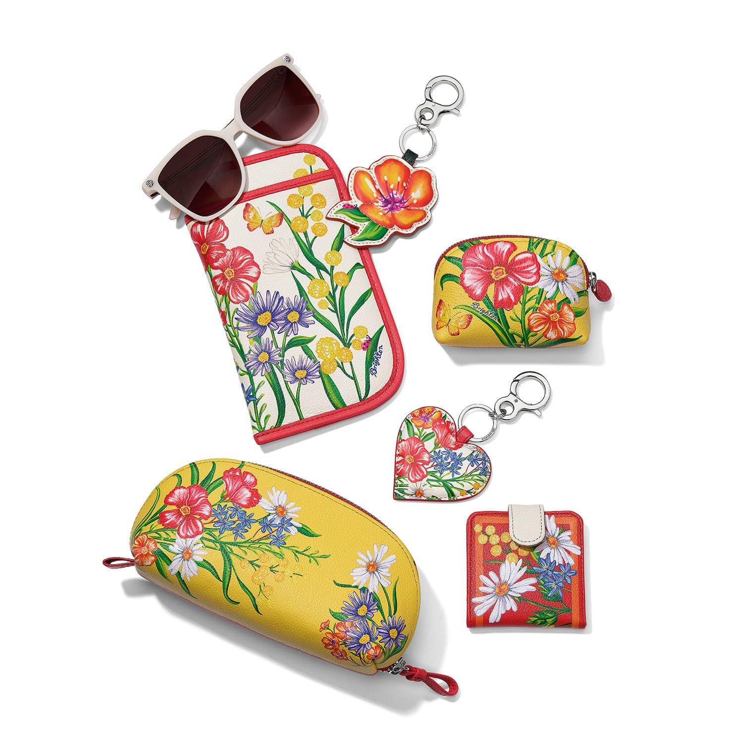 Sydney Flower Handbag Fob multi 3
