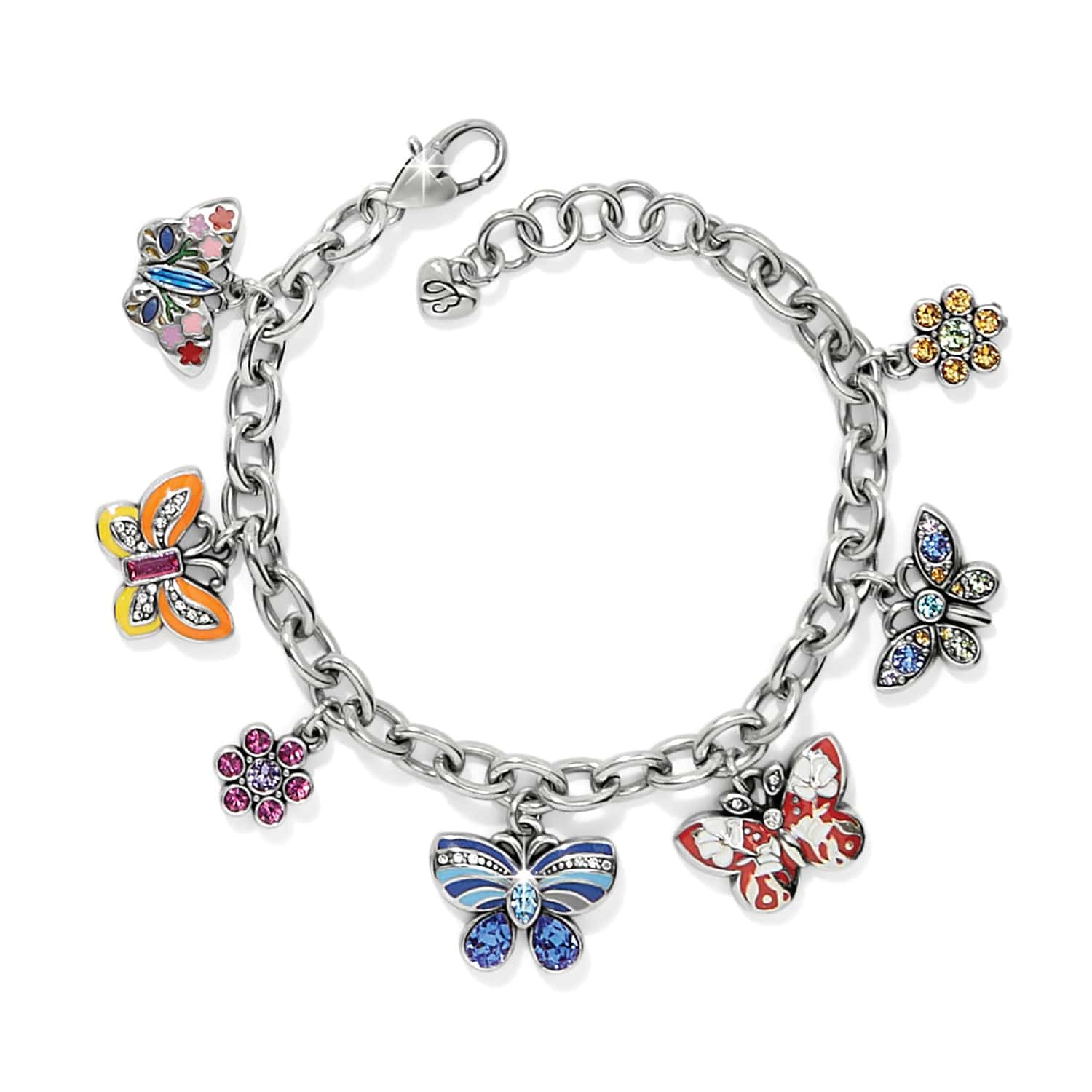Sydney Flutter Charm Bracelet silver-multi 1