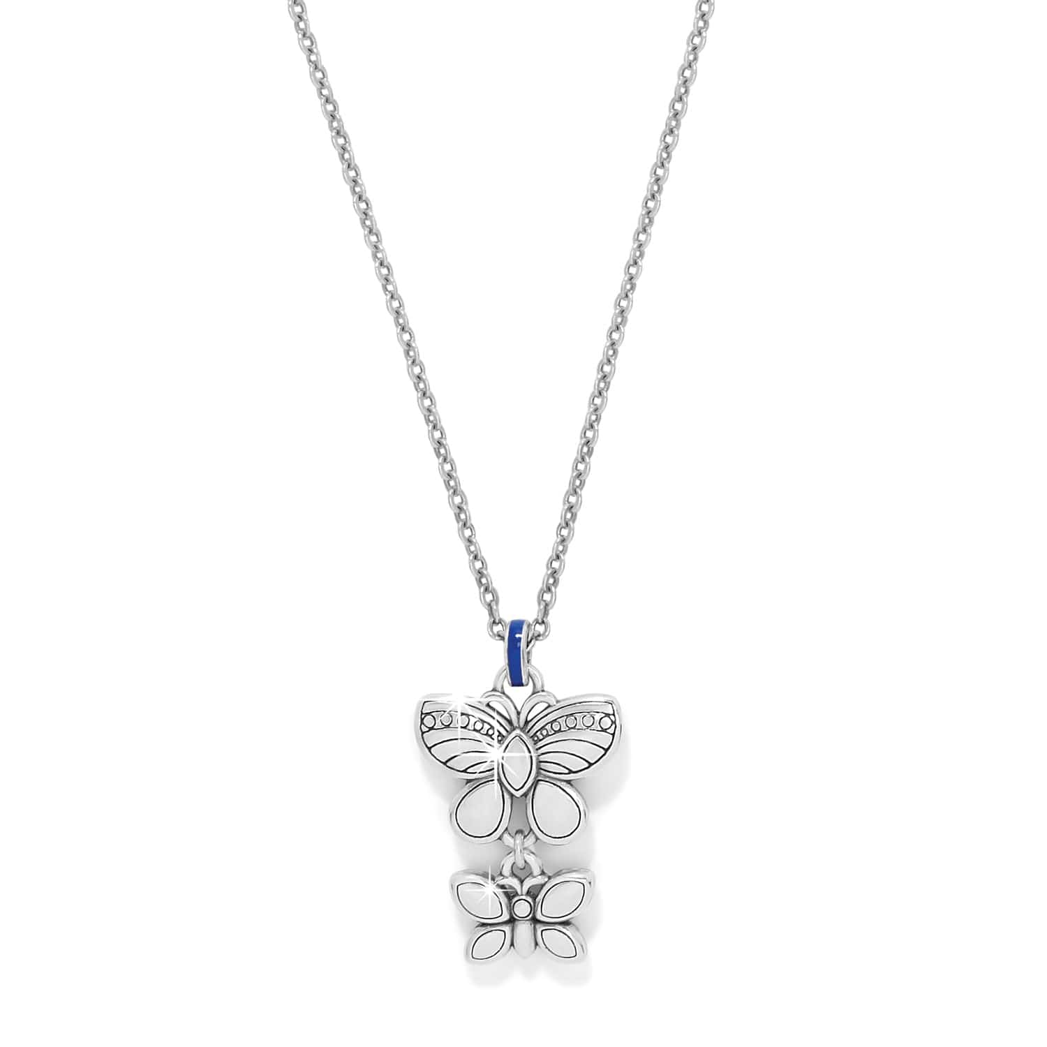 Sydney Flutter Duo Necklace silver-multi 2