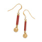 Sydney Poppy Drop French Wire Earrings