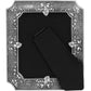 Brighton silver-plated picture frame with embossed heart pattern border and small heart accents on a white background