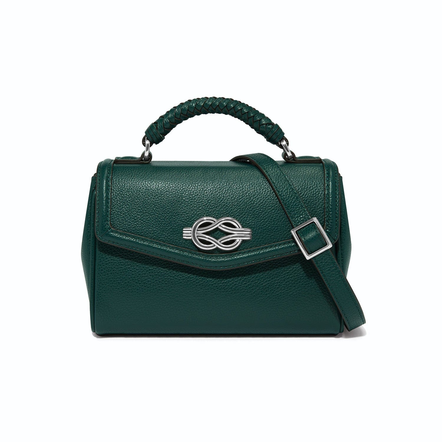 Tatum Small Flap Satchel jewel-green 1