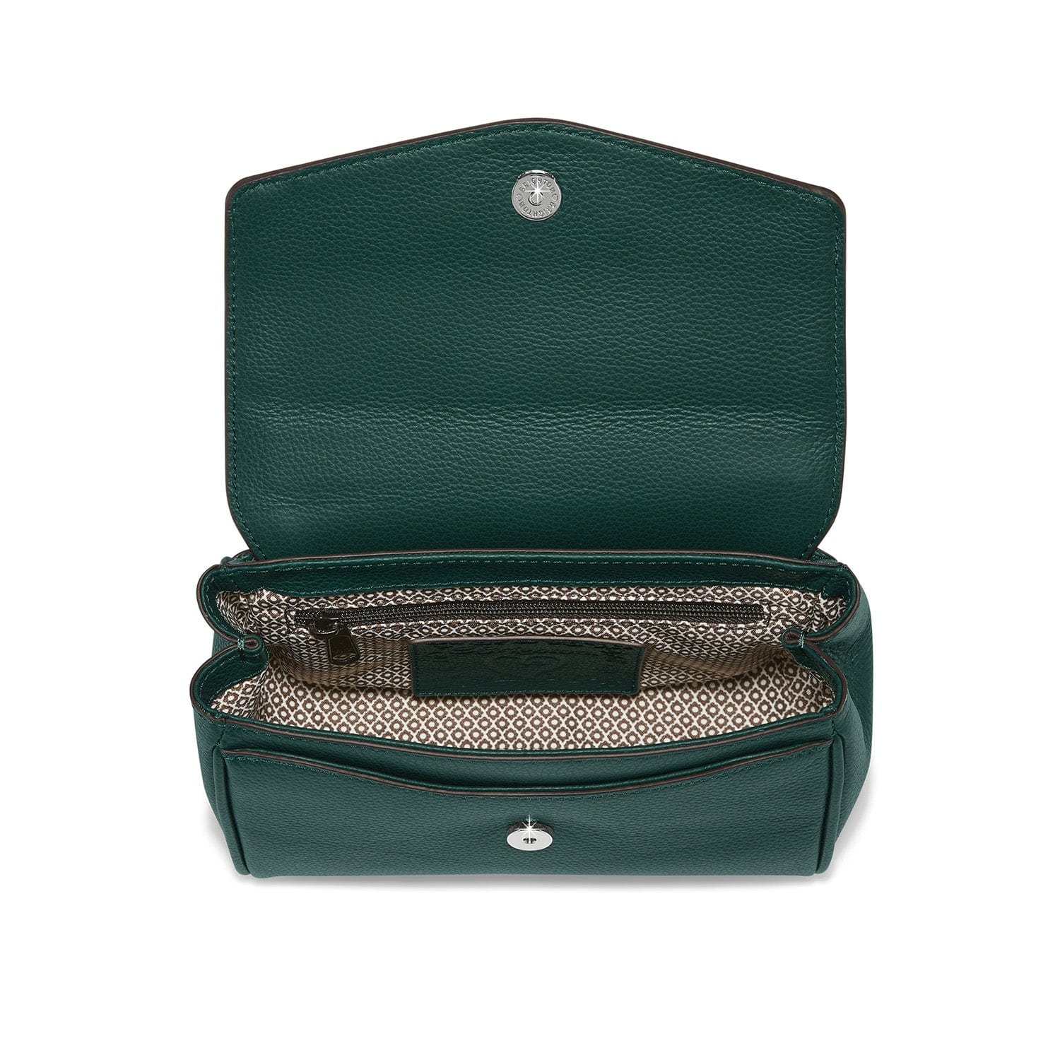 Tatum Small Flap Satchel jewel-green 2