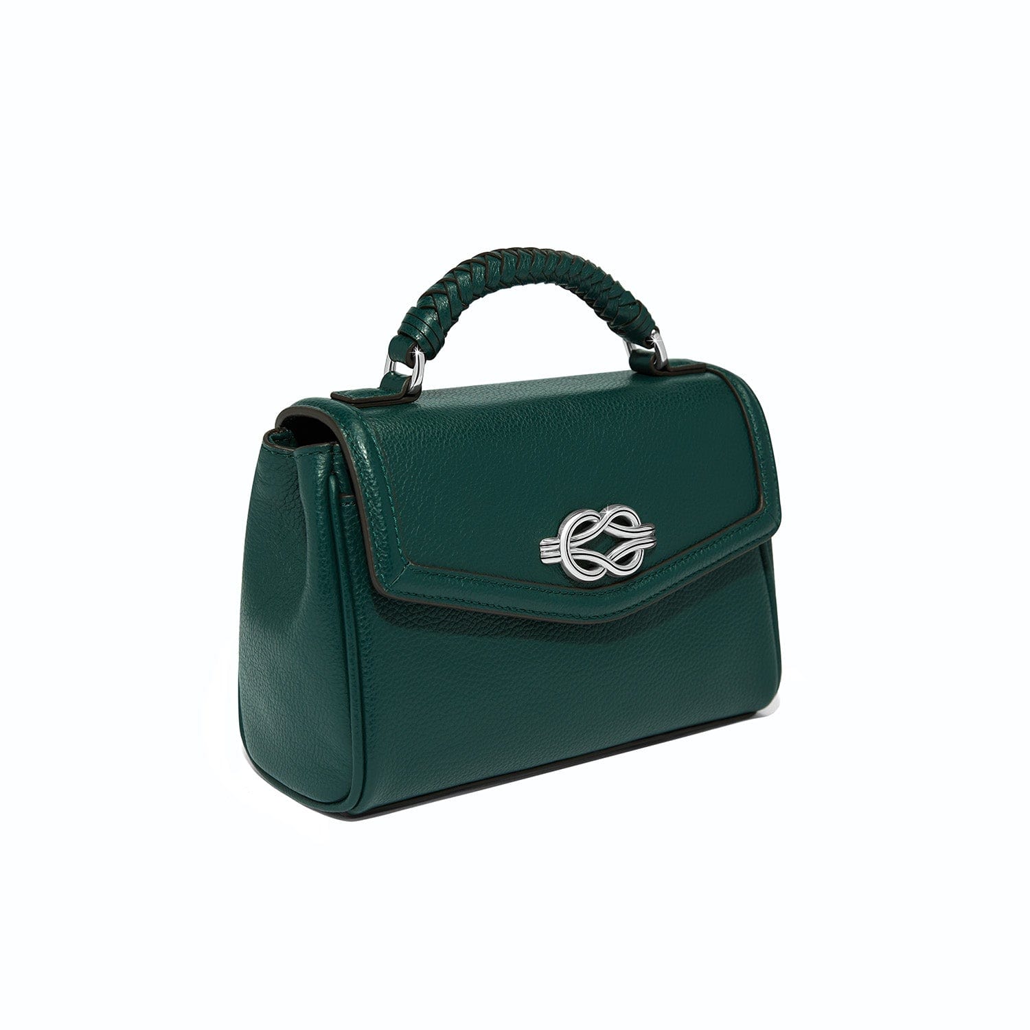 Tatum Small Flap Satchel jewel-green 4