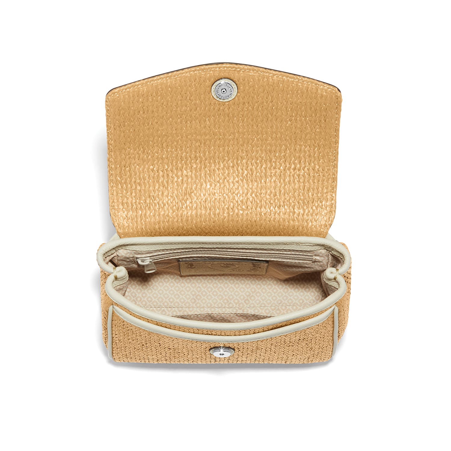 Tatum Straw Flap Satchel shoe-white 2