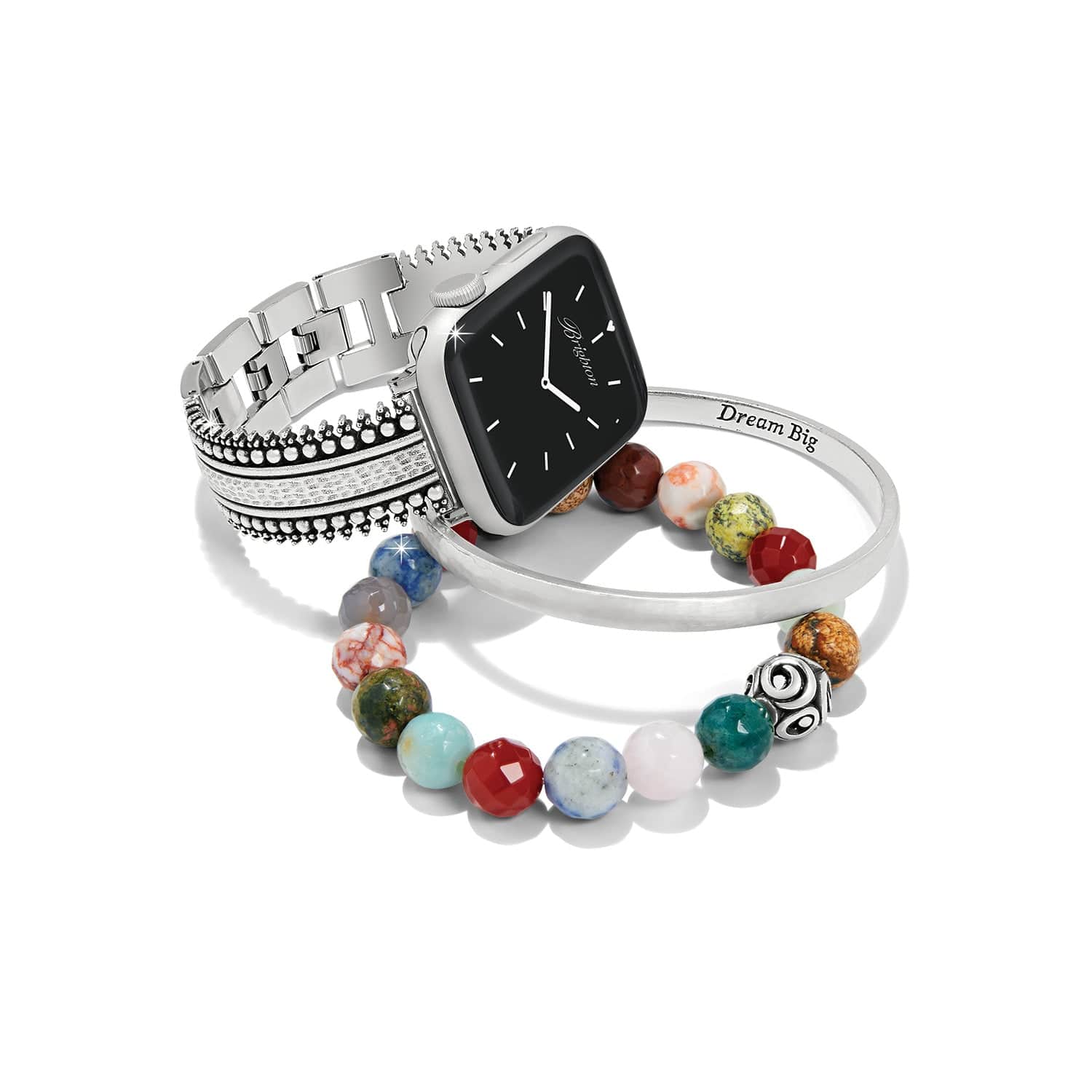 Telluride Cuff Watch Band silver 3