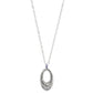 Terra Blue Hoop Necklace