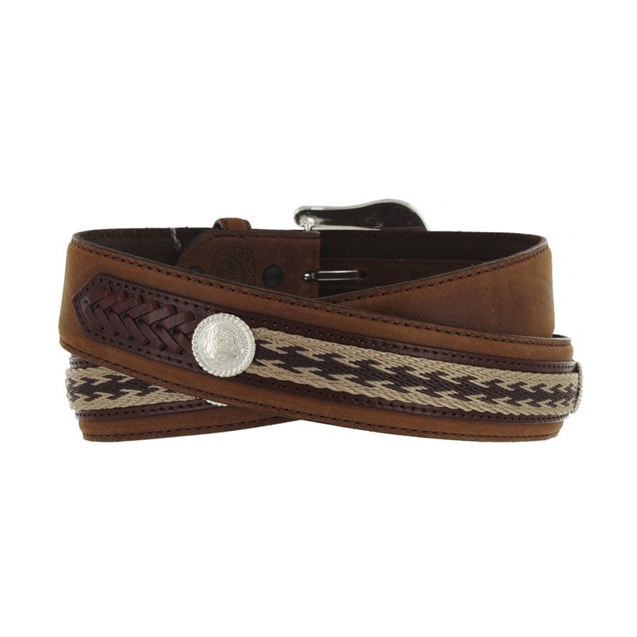 The Duke Center Applique Belt bark 5