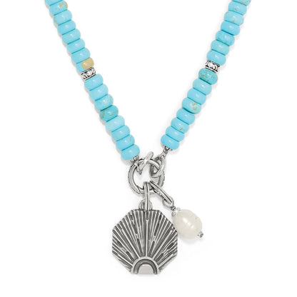 Token Charm Turquoise Necklace