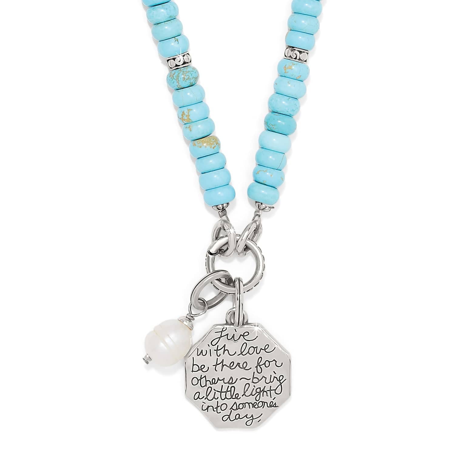 Token Charm Turquoise Necklace silver-turquoise 2