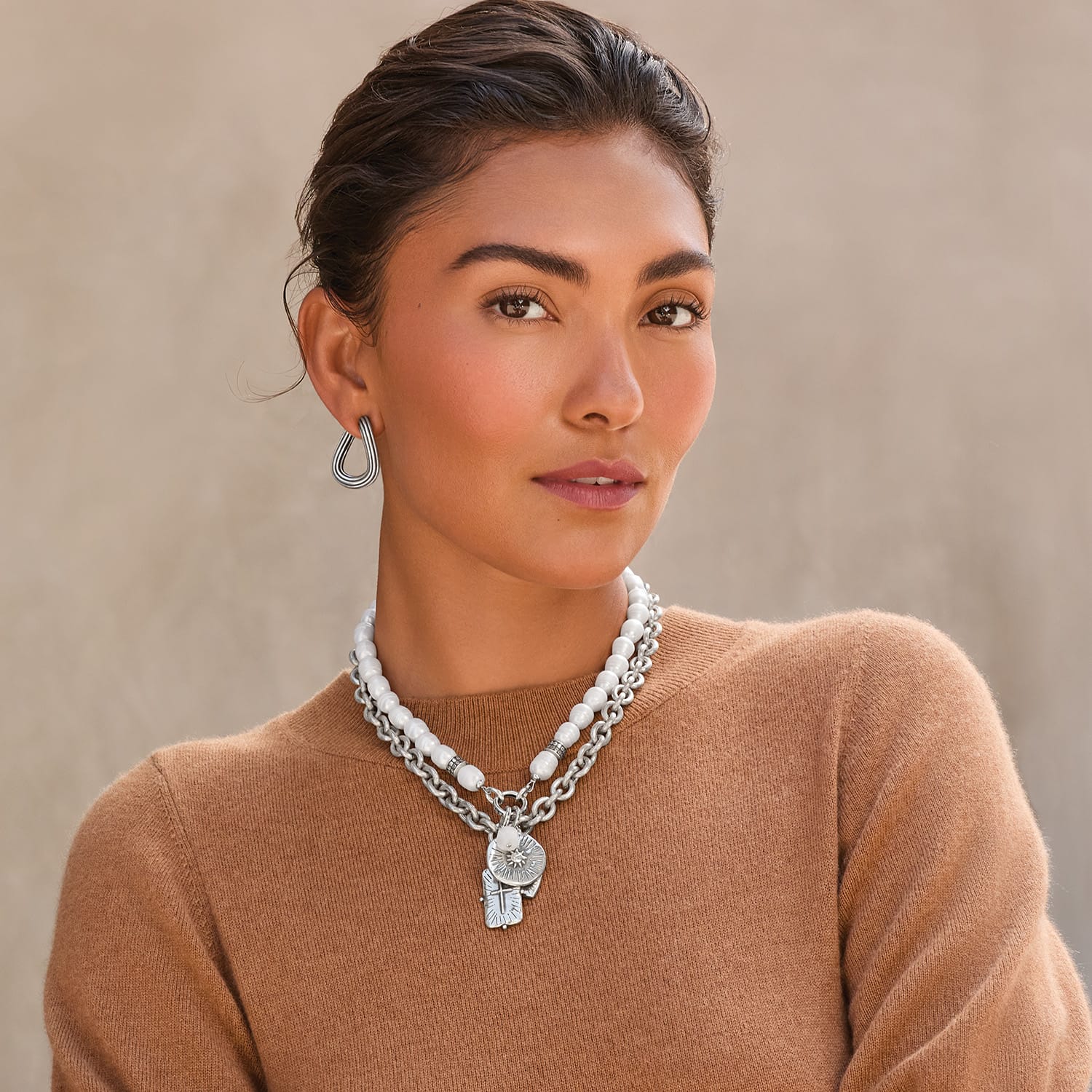 Token Lavish Link Charm Necklace silver 4