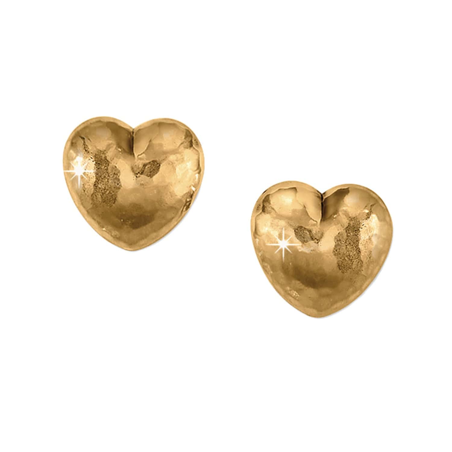 Trianon Heart Small Post Earrings gold 4