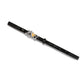Brighton black croc-embossed leather belt with silver-tone scroll buckle and gold-tone heart accent on a white background