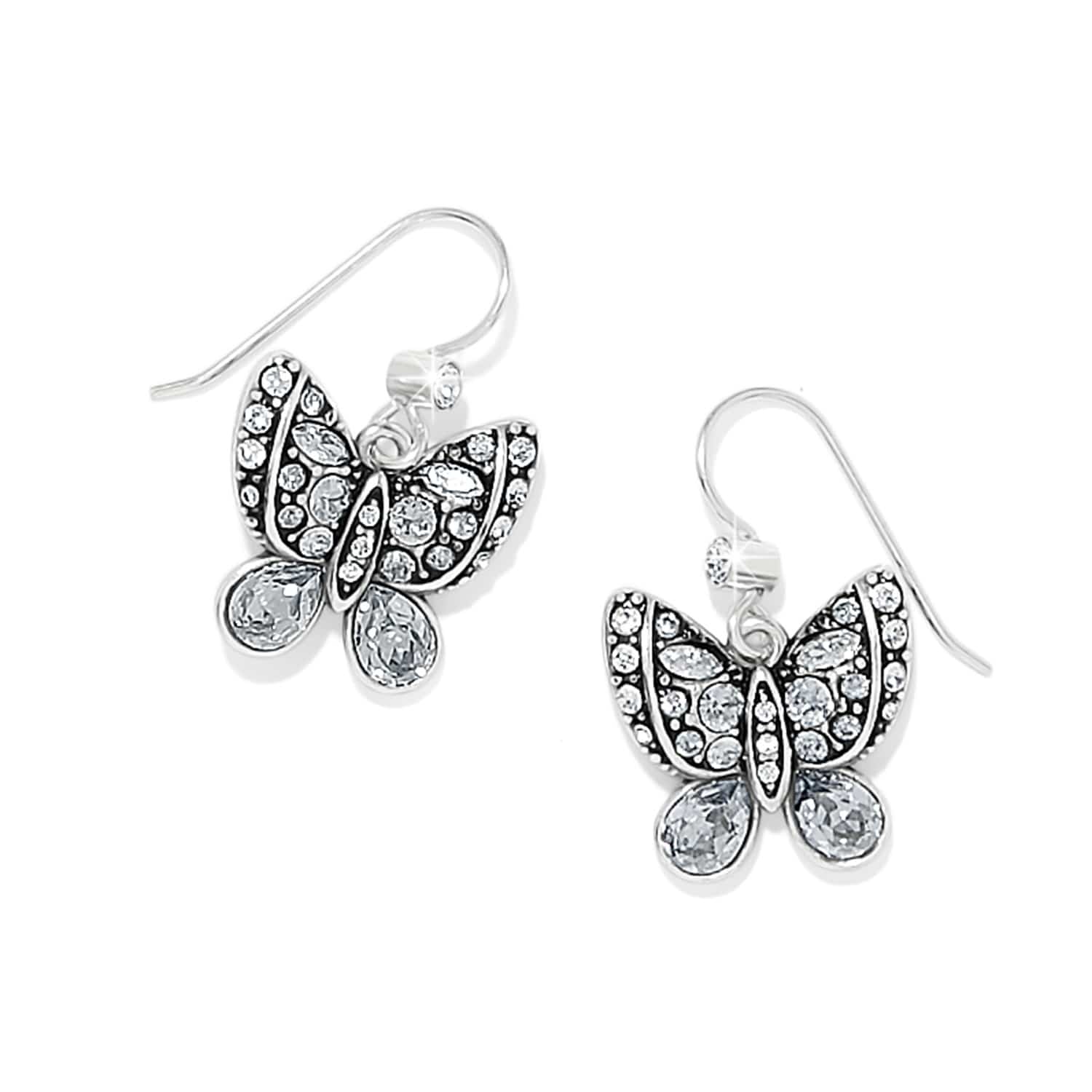 Trust Your Journey Butterfly Earrings silver-sky 1