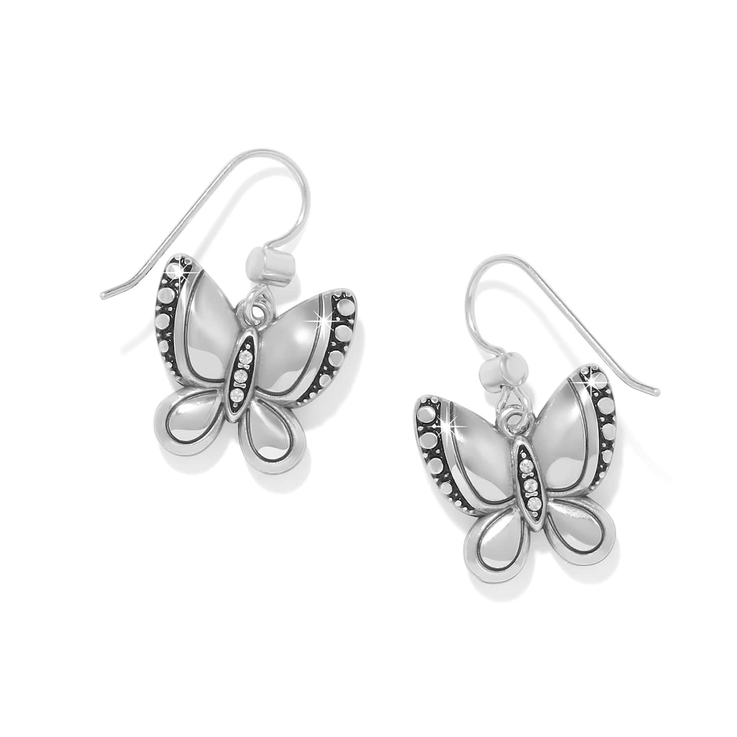 Trust Your Journey Butterfly Earrings silver-sky 2
