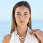 Trust Your Journey Double Pearl Necklace