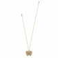 Trust Your Journey Golden Bufferfly Necklace