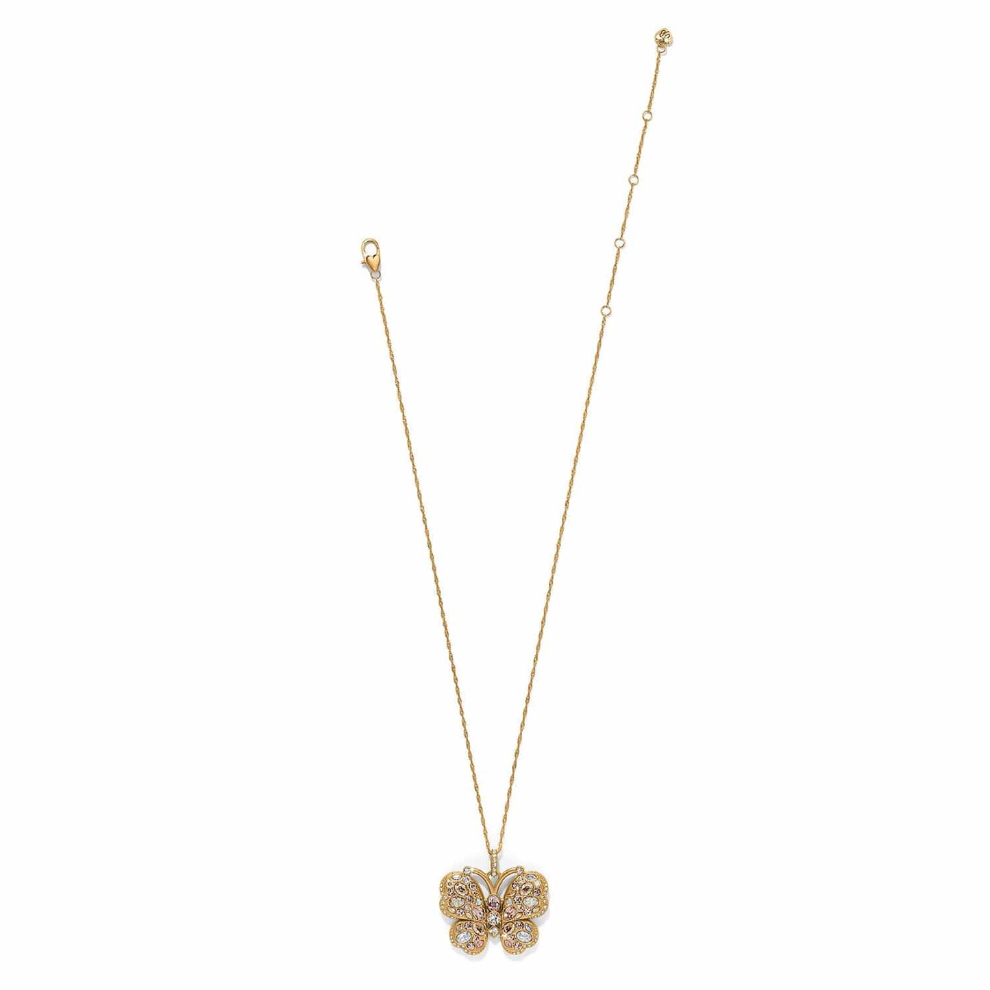 Trust Your Journey Golden Bufferfly Necklace